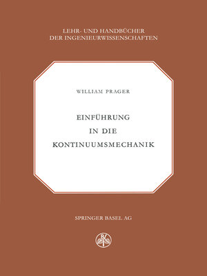cover image of Einführung in die Kontinuumsmechanik